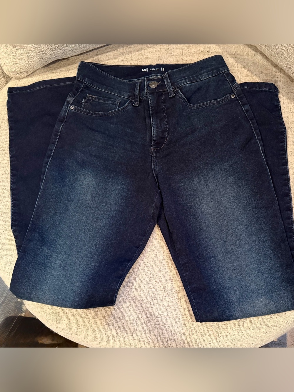 Women’s Lee Easy Fit Denim Jeans in Dark Blue Wash